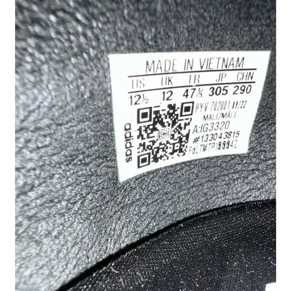 adidas Adizero Boston 12 Ivory Core Black Solar Red IG3320 Men's Size 12.5 - Picture 3 of 16